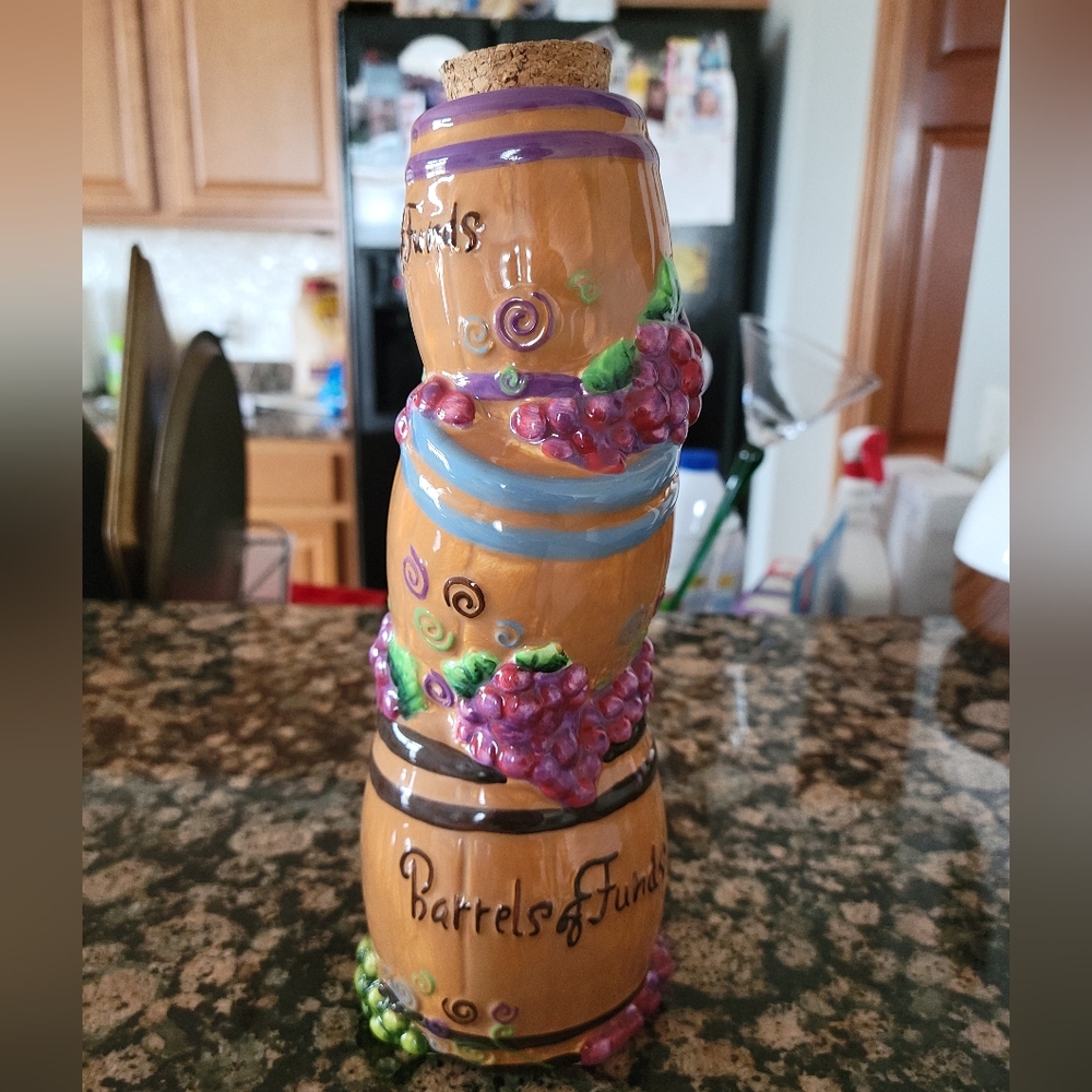 Barrel of Funds Wine decor